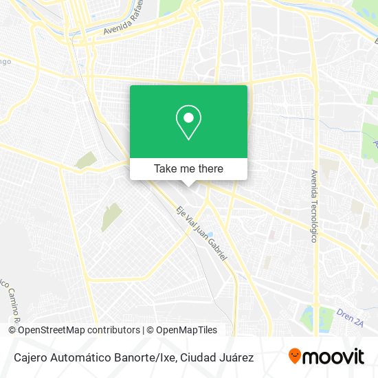 Cajero Automático Banorte/Ixe map