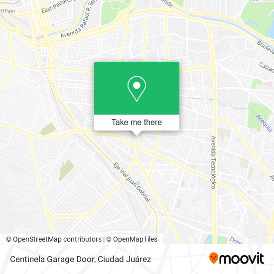 Centinela Garage Door map