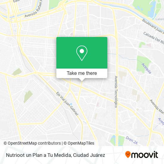 Mapa de Nutrioot un Plan a Tu Medida