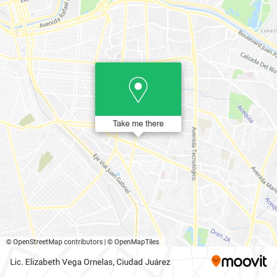 Mapa de Lic. Elizabeth Vega Ornelas
