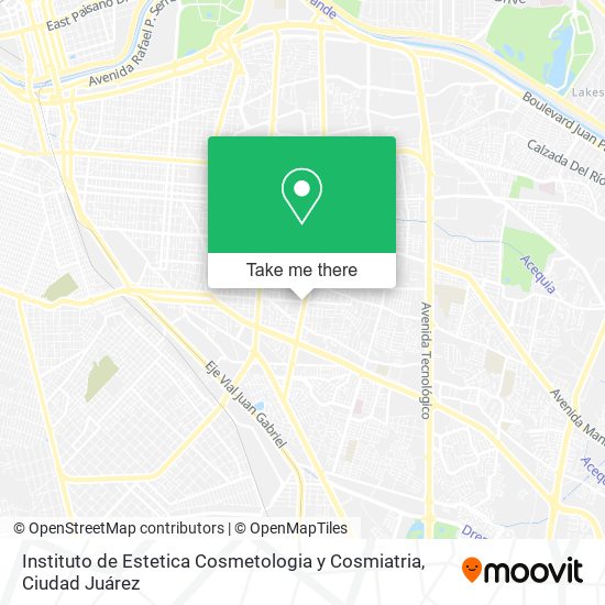 Instituto de Estetica Cosmetologia y Cosmiatria map