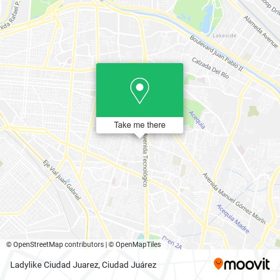 Ladylike Ciudad Juarez map