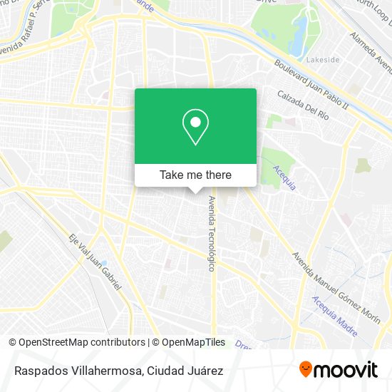 Raspados Villahermosa map