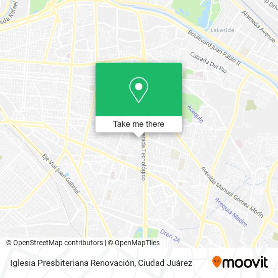 Mapa de Iglesia Presbiteriana Renovación