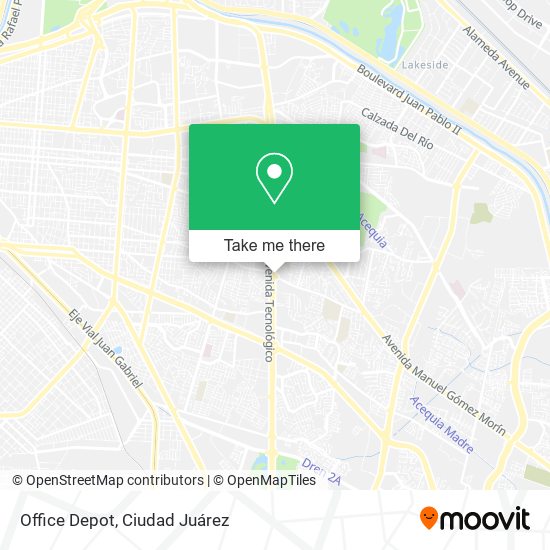 Office Depot map