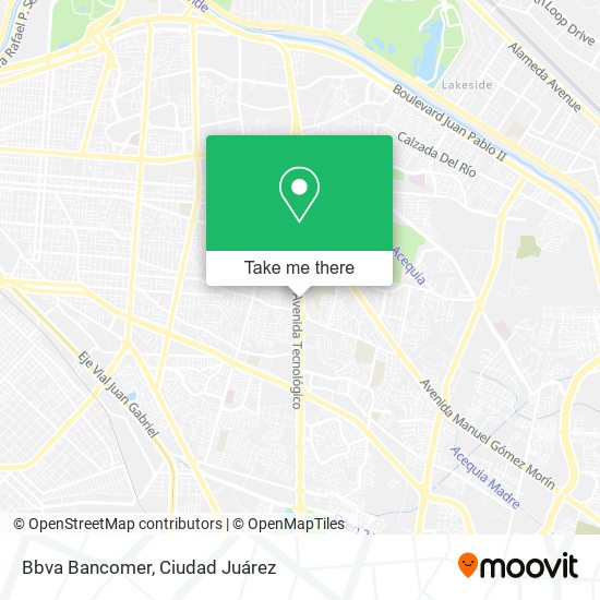 Bbva Bancomer map