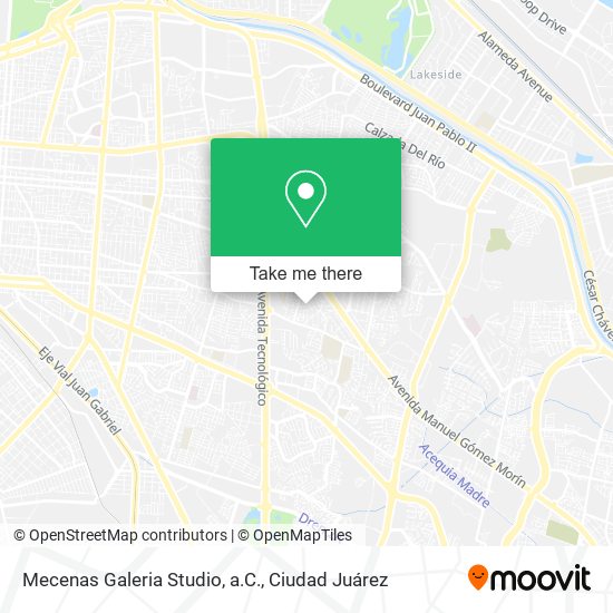 Mecenas Galeria Studio, a.C. map