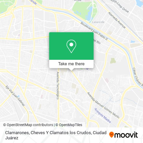 Clamarones, Cheves Y Clamatos los Crudos map