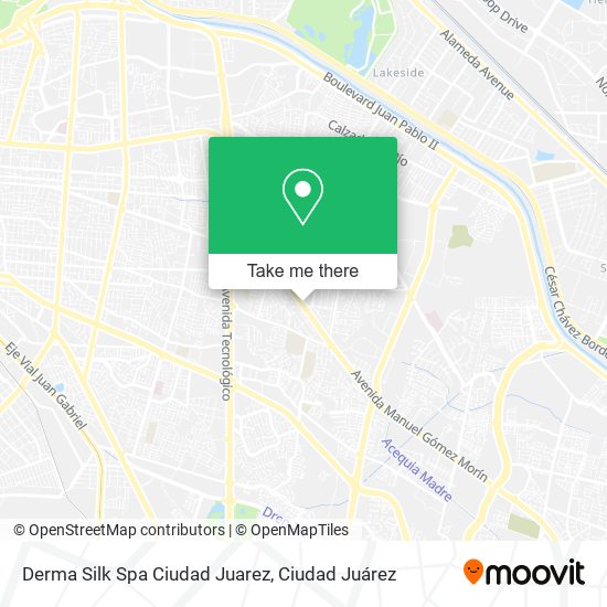 Derma Silk Spa Ciudad Juarez map