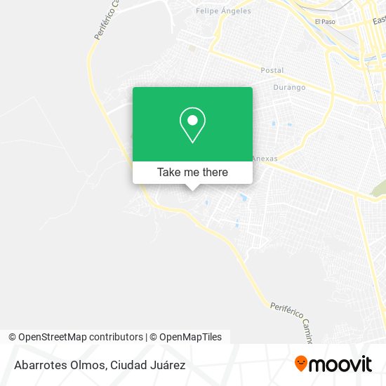 Mapa de Abarrotes Olmos