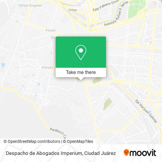 Despacho de Abogados Imperium map