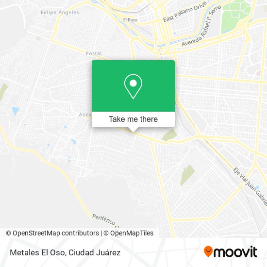 Metales El Oso map