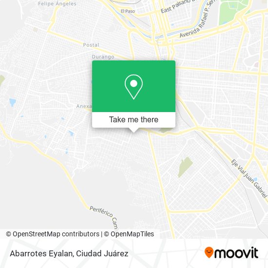 Abarrotes Eyalan map