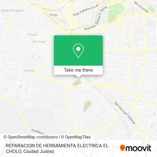 REPARACION DE HERRAMIENTA ELECTRICA EL CHOLO map