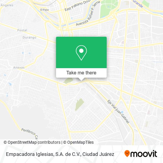 Mapa de Empacadora Iglesias, S.A. de C.V.
