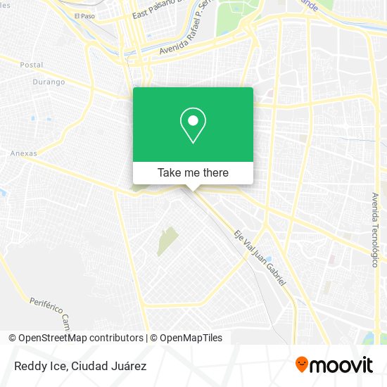 Mapa de Reddy Ice