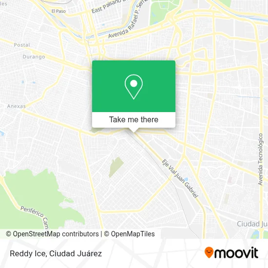 Reddy Ice map