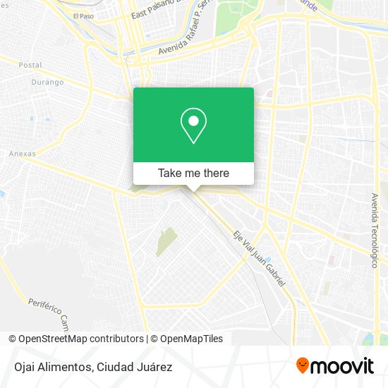 Ojai Alimentos map