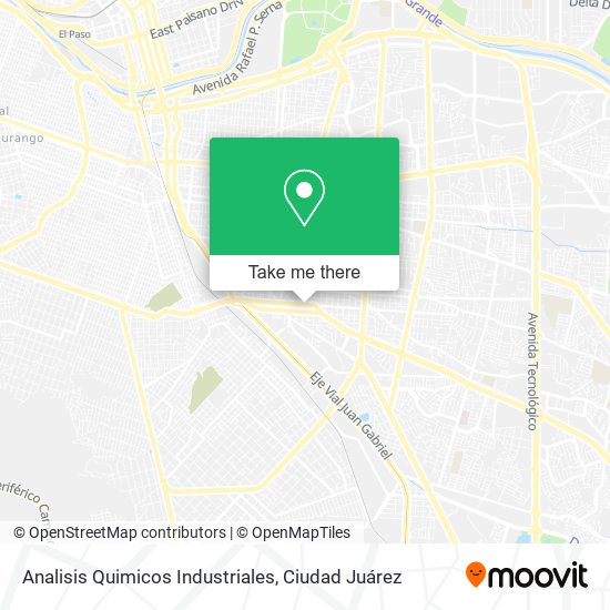 Analisis Quimicos Industriales map