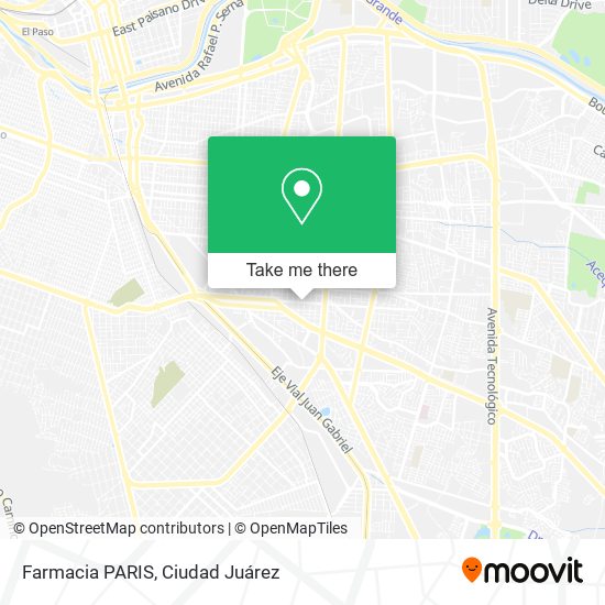 Farmacia PARIS map