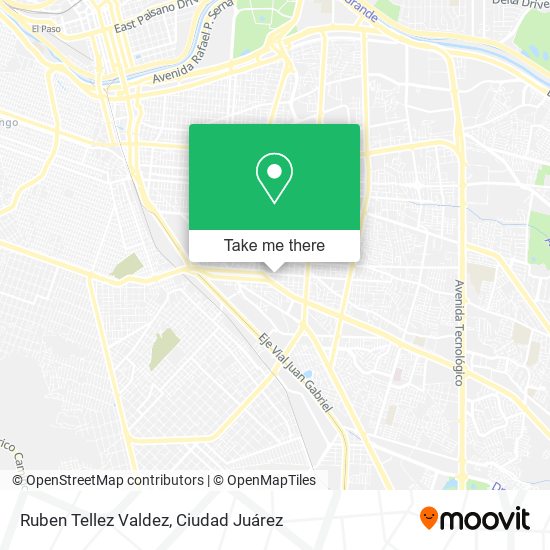 Ruben Tellez Valdez map