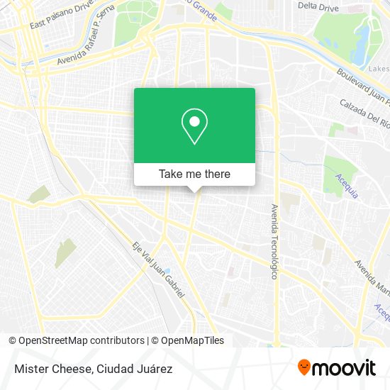 Mister Cheese map
