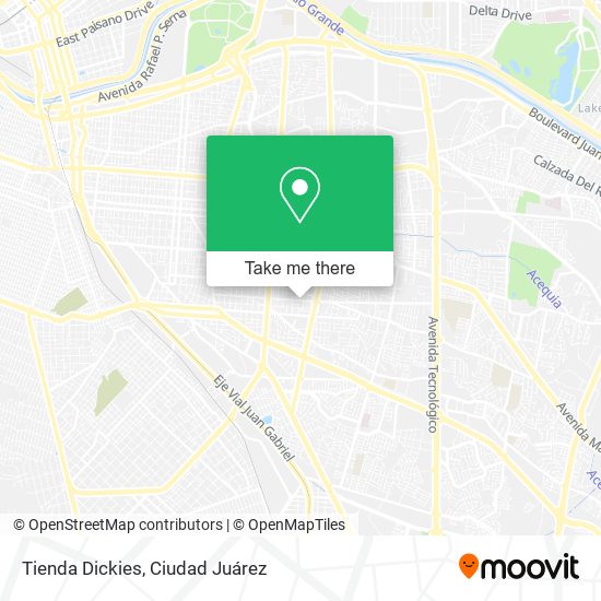 Tienda Dickies map