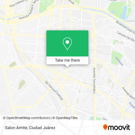 Salon Amite map
