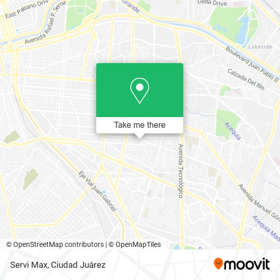 Mapa de Servi Max