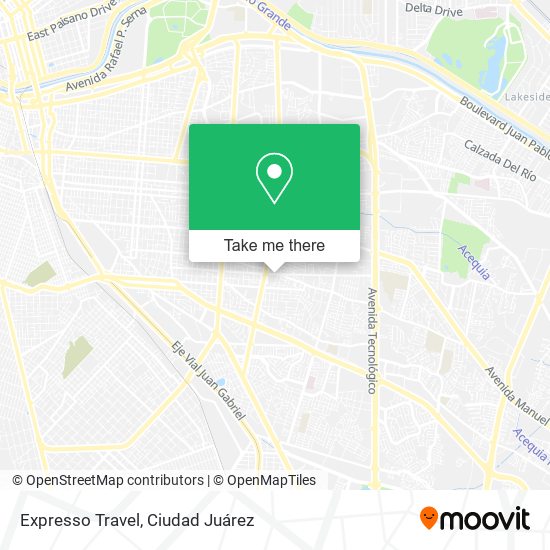 Expresso Travel map