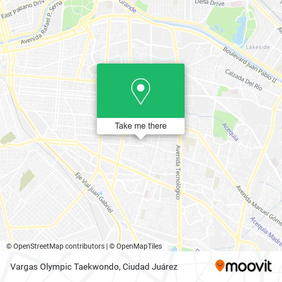 Vargas Olympic Taekwondo map