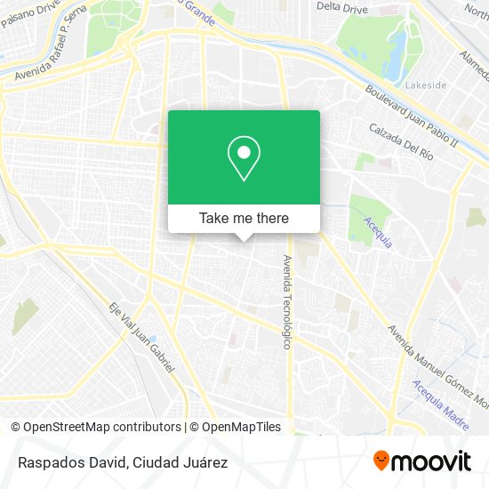 Raspados David map