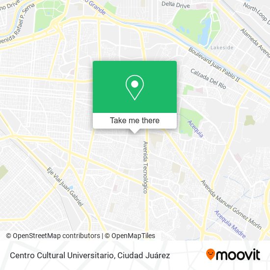 Centro Cultural Universitario map