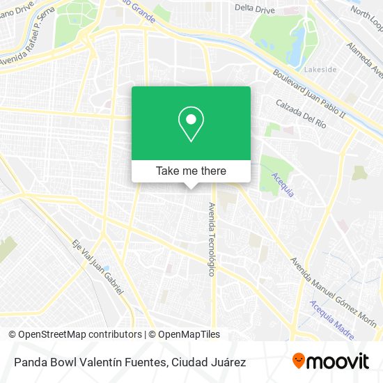 Mapa de Panda Bowl Valentín Fuentes