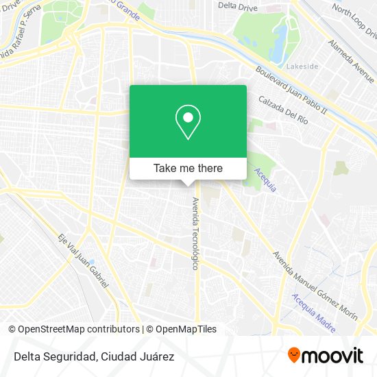 Delta Seguridad map