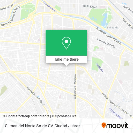Mapa de Climas del Norte SA de CV