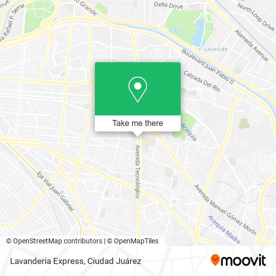 Lavanderia Express map