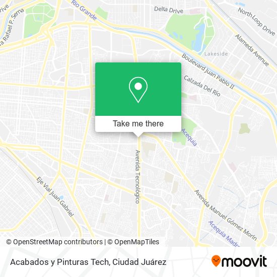 Mapa de Acabados y Pinturas Tech