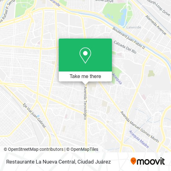 Restaurante La Nueva Central map