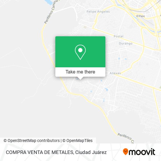 COMPRA VENTA DE METALES map