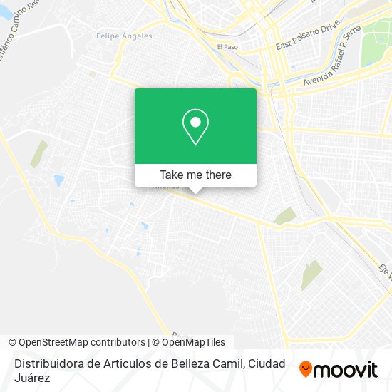 Distribuidora de Articulos de Belleza Camil map
