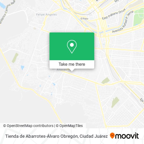 Tienda de Abarrotes-Álvaro Obregón map