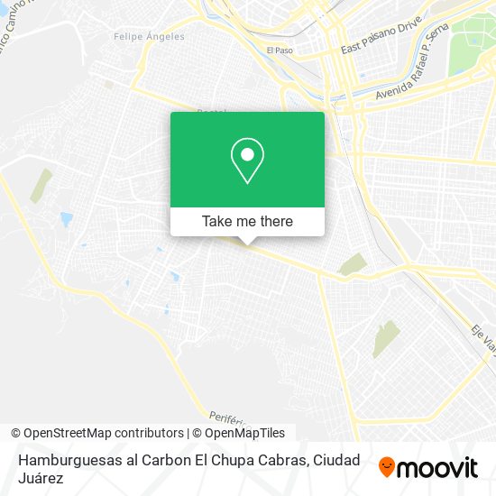 Mapa de Hamburguesas al Carbon El Chupa Cabras