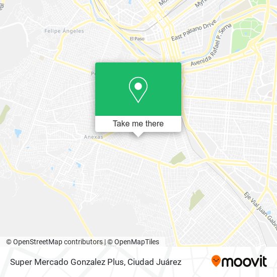 Mapa de Super Mercado Gonzalez Plus