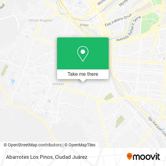 Mapa de Abarrotes Los Pinos