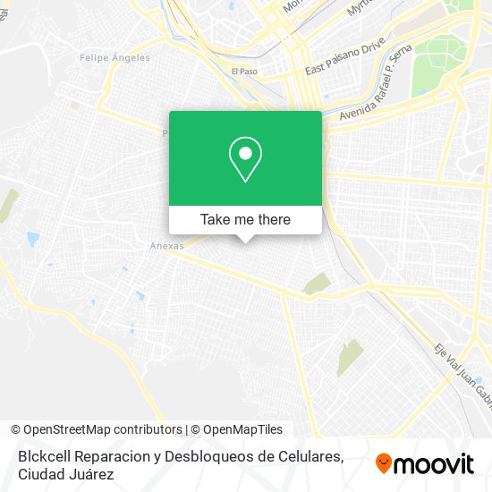 Blckcell Reparacion y Desbloqueos de Celulares map