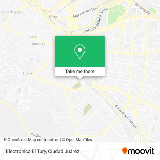 Mapa de Electronica El Tury