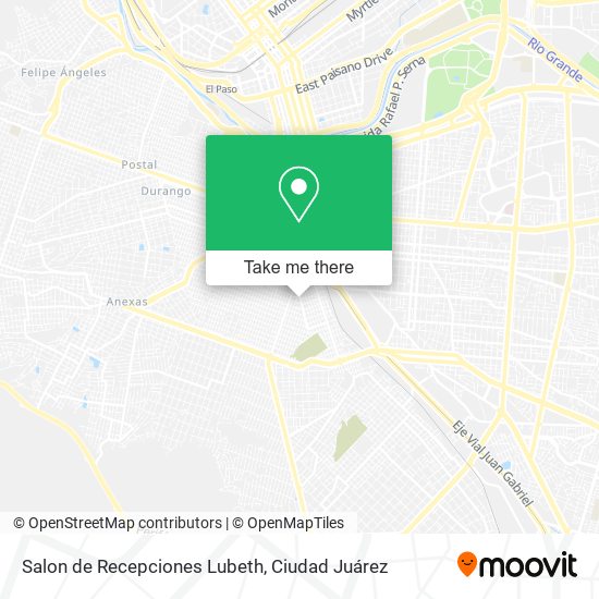 Mapa de Salon de Recepciones Lubeth