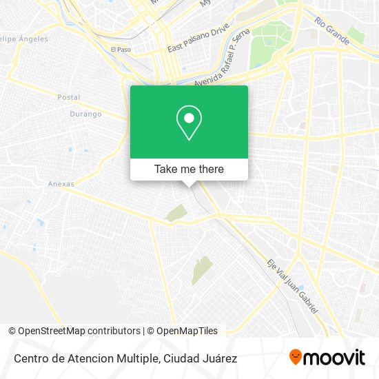 Mapa de Centro de Atencion Multiple