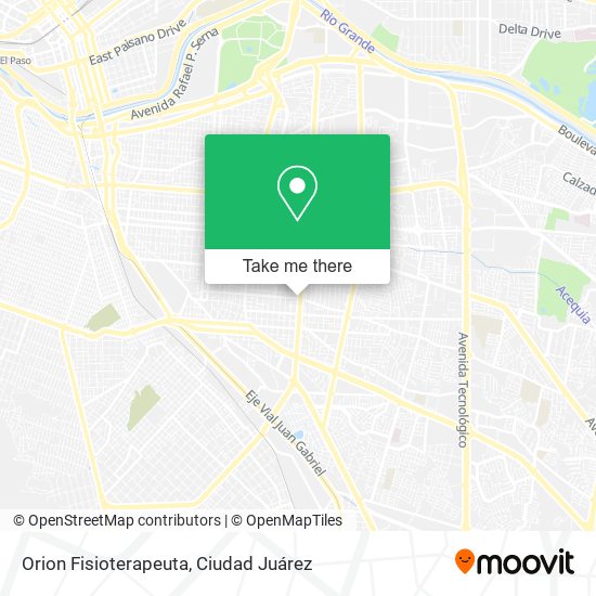 Mapa de Orion Fisioterapeuta
